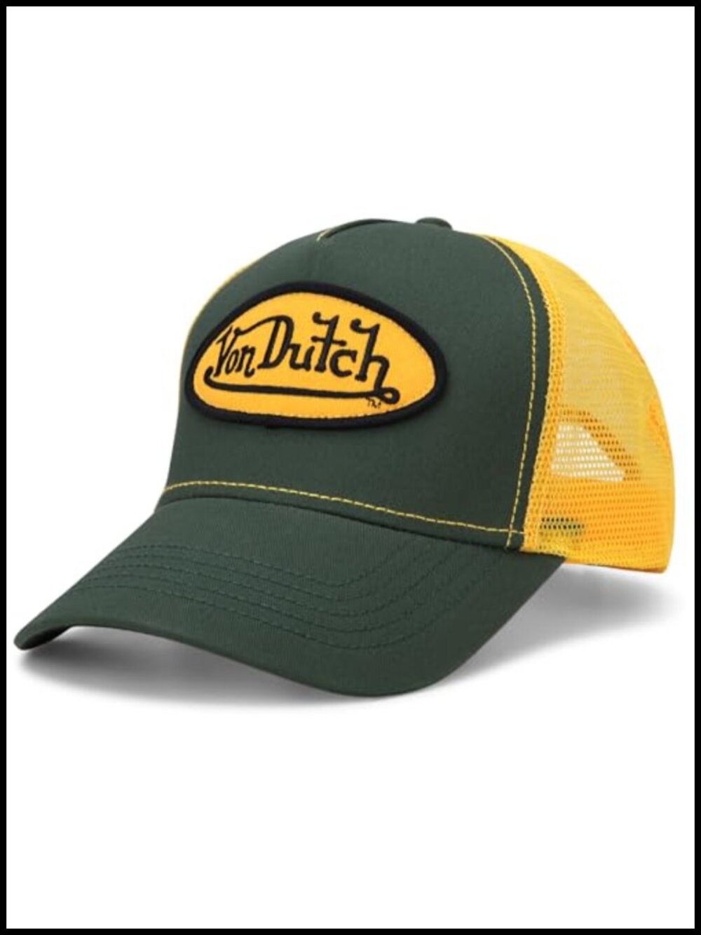Unisex Trucker Hat Mesh Back Curved Bill Snapback Snapback Adjustable